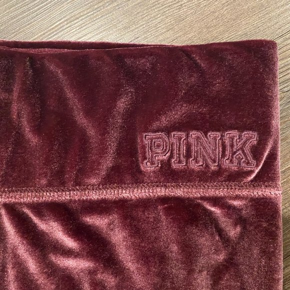 Victoria Secret PINK Crushed Velvet Leggings - Picture 4 of 5